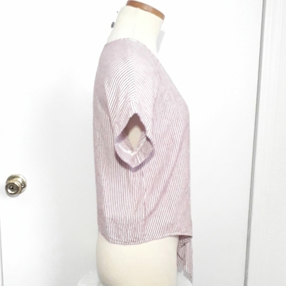 Anthropologie Cloth & Stone | Linen Front Tie Top - Picture 10 of 14